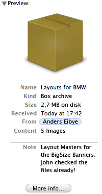 Boxes in the Finder Coloumn View